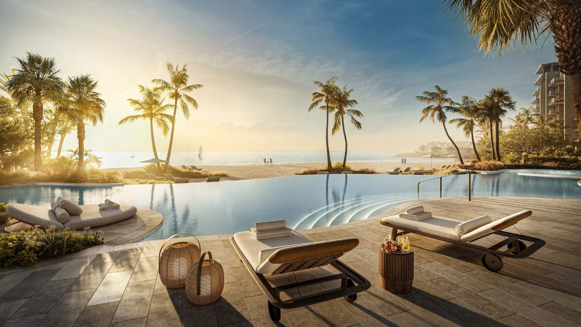 Sunset pool